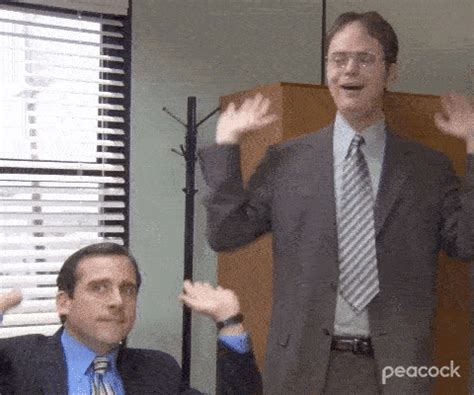 thank you gif the office|celebration gif the office.